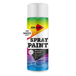 Spray paint white matt