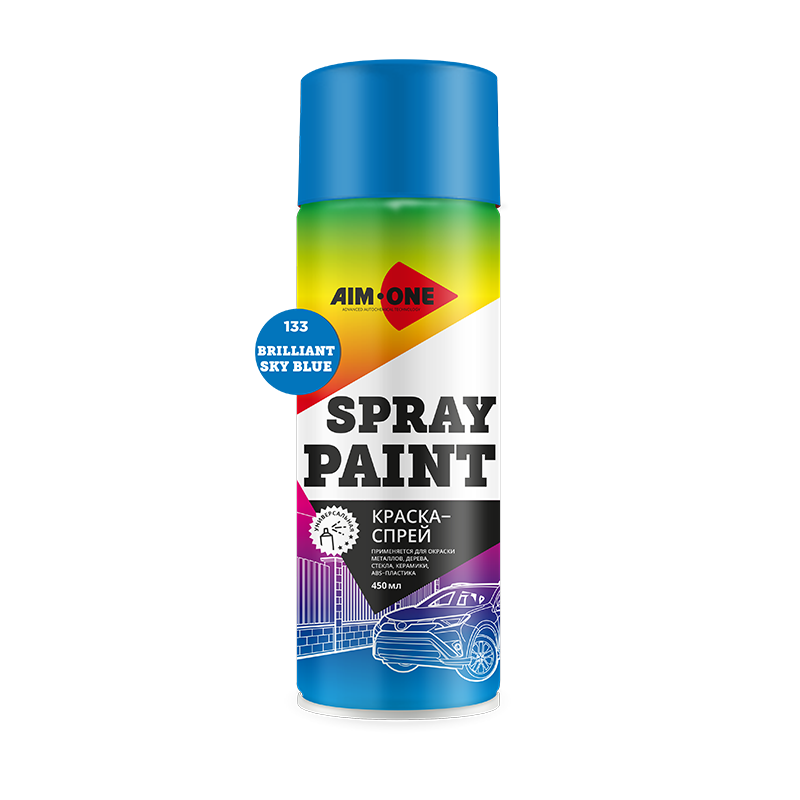 Spray Paint brilliant sky blue